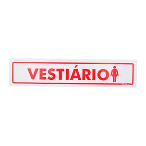 Placa-de-Sinalizacao-VESTIARIO-FEMININO-Ref-PS-180-ENCARTALE-